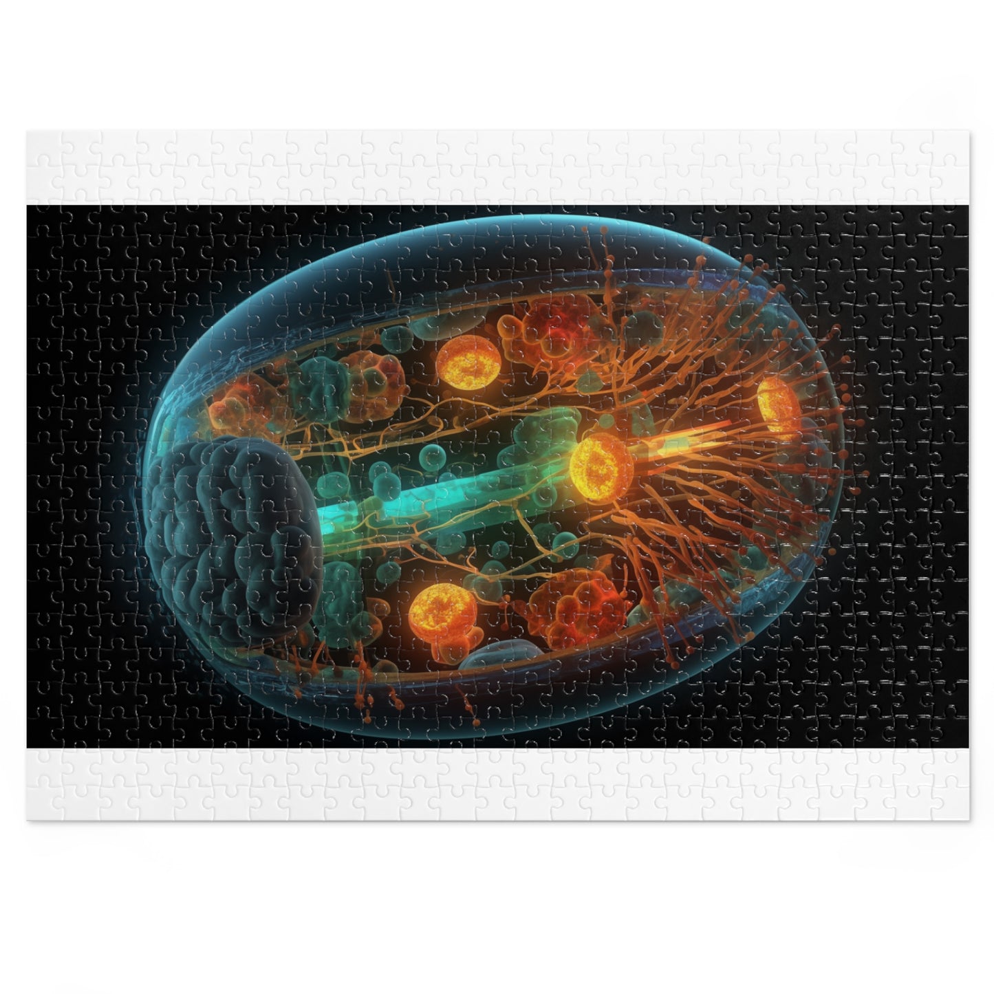 Vibrant Science Jigsaw Puzzle with Tin - Educational Gift, Brain Teaser, Home Decor, Family Activity, Unique Present