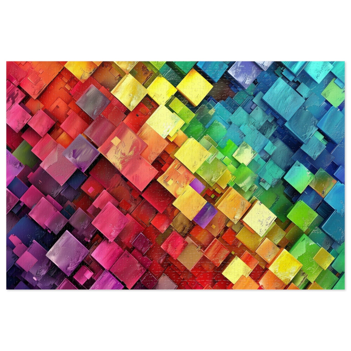 1. Vibrant Science Jigsaw Puzzle with Tin - Educational Gift, Brain Teaser, Home Decor, Family Activity, Unique Present